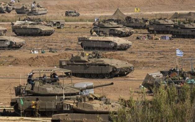 Humo tras bombardeos en la Franja de Gaza